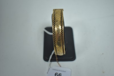 Lot 66 - Gold bangle