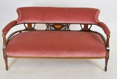 Lot 507 - Edwardian sofa