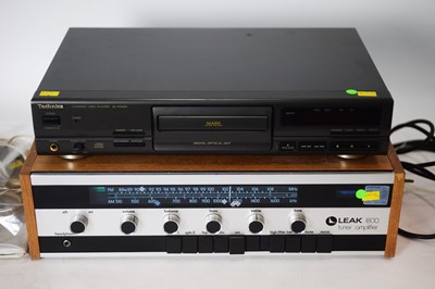 Lot 842 - Leak amplifier and Technics CD player