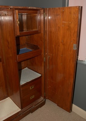 Lot 600 - An Art Deco maple veneered four-piece bedroom suite