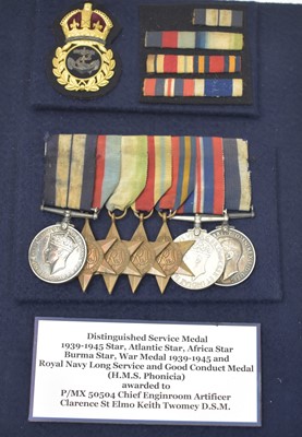 Lot 175 - Distinguished Service Medal group