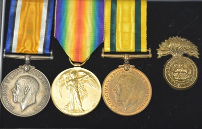 Lot 180 - First World War medal group