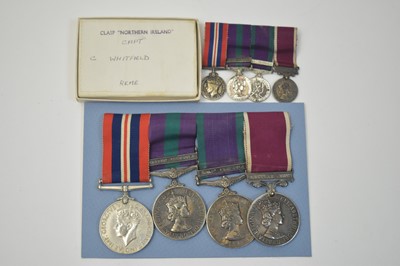 Lot 186 - Army LSGC and Campaign medals