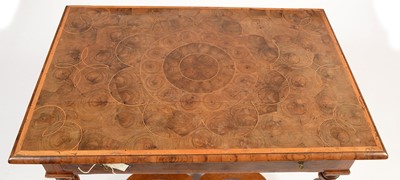 Lot 816 - 19th Century walnut and oyster veneered side table