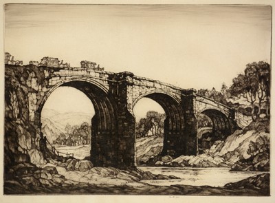 Lot 189 - Kenneth Steel - etching.