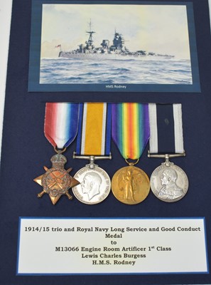 Lot 199 - Royal Navy Long Service and Good Conduct group