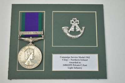 Lot 202 - QEII Campaign Service medal