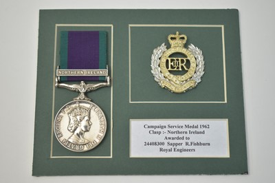 Lot 206 - QEII Campaign Service medal