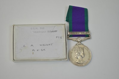 Lot 207 - QEII Campaign Service medal