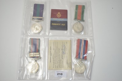 Lot 210 - British and Canadian General Service group