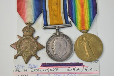 Lot 217 - First World War General Service Medals