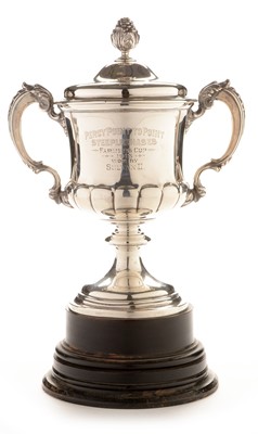 Lot 246 - Percy Point to Point Steeplechases silver trophy