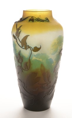 Lot 519 - Galle cameo glass vase