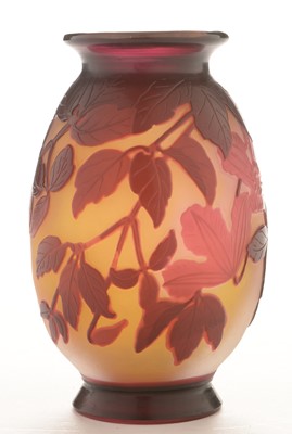 Lot 520 - Small Galle vase