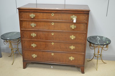 Lot 486 - Early 19th Century  mahogany secretaire chest of drawers