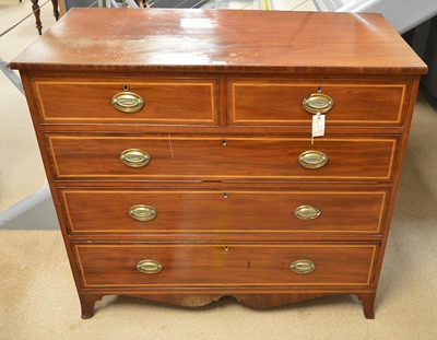 Lot 499 - 19th Century chest of drawers