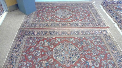 Lot 530 - Pair of Kirman rugs