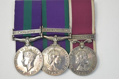 Lot 221 - Army Long Service and Good Conduct group