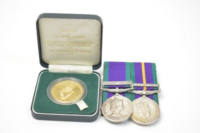Lot 234 - Campaign Service Medal pair