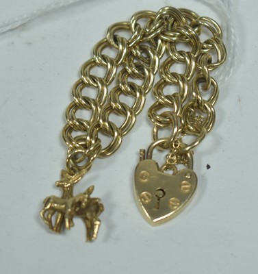 Lot 44 - 9ct gold bracelet