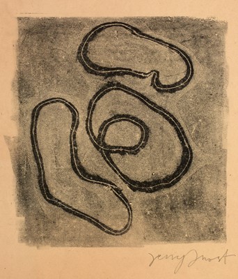 Lot 1341 - Sir Terry Frost - monotype.