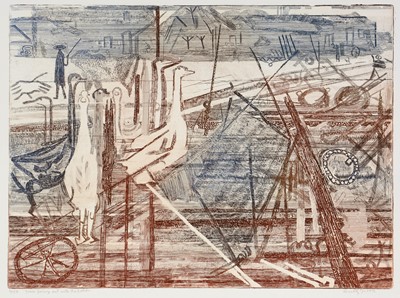 Lot 1309 - Anthony Gross - etching.