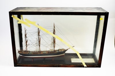Lot 784 - A three-masted ship model of Grace Harwar',...