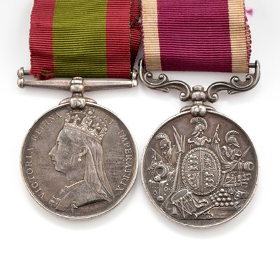 Lot 247 - Afghanistan medal and LSGC pair