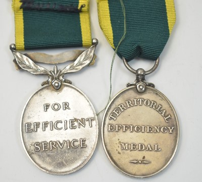 Lot 256 - Long Service and Good Conduct pair