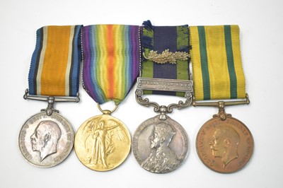 Lot 257 - First World War and India medal group