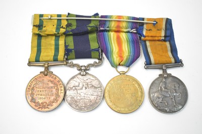 Lot 257 - First World War and India medal group