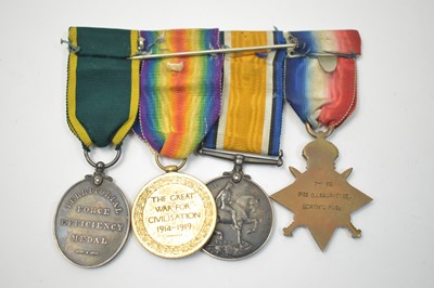Lot 258 - First World War and LSGC group