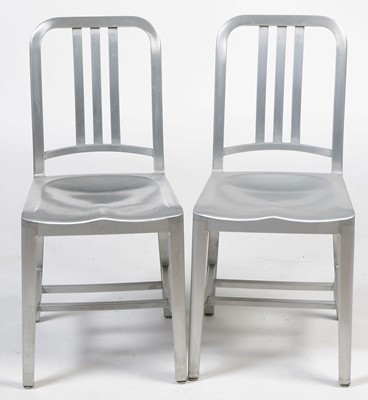 Lot 1259 - Pair of Emeco Navy chairs