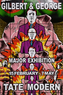 Lot 1344 - After Gilbert & George - poster.