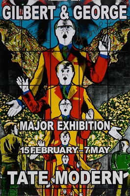 Lot 1346 - After Gilbert & George - poster.
