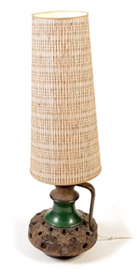 Lot 1150 - A modern table lamp in the form of a ewer