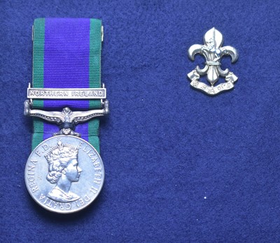 Lot 282 - A Campaign Service Medal, awarded to 24823654...