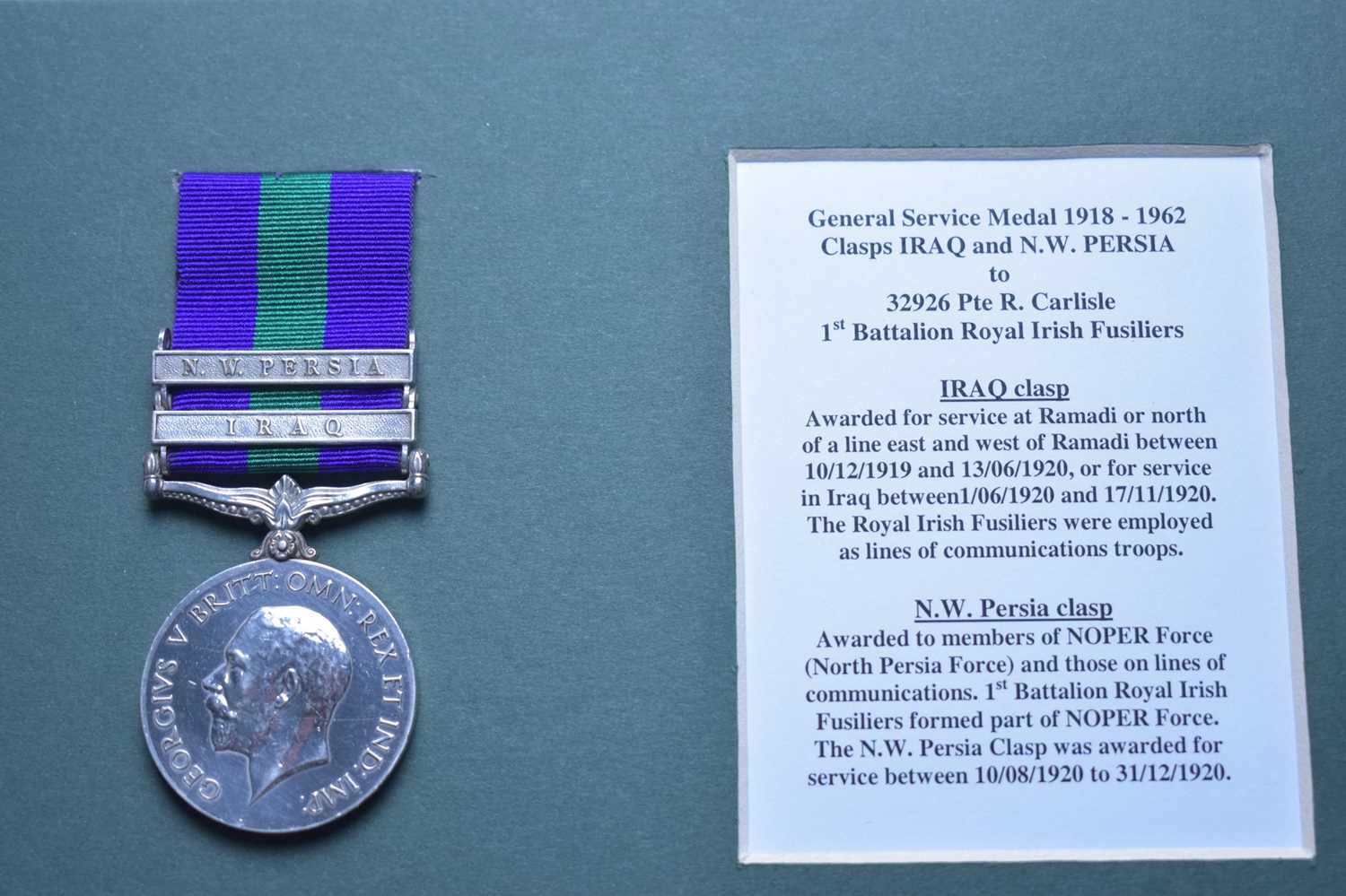 Lot 294 - General Service Medal