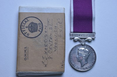Lot 303 - Army Long Service and Good Conduct medal