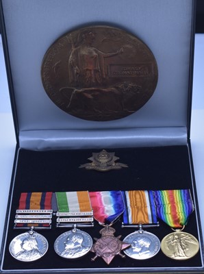 Lot 344 - South Africa and WWI group