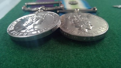 Lot 357 - CSM and South Atlantic medal pair