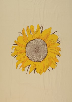 Lot 1125 - Sunflower printed fabric