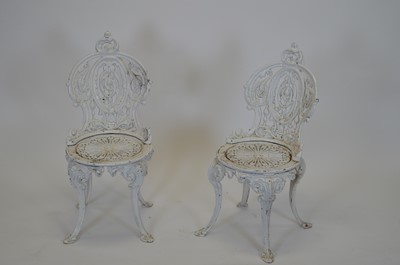 Lot 428 - Pair of early 20th century garden seats