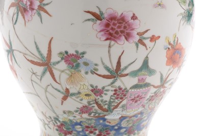 Lot 443 - Chinese famille rose vase
