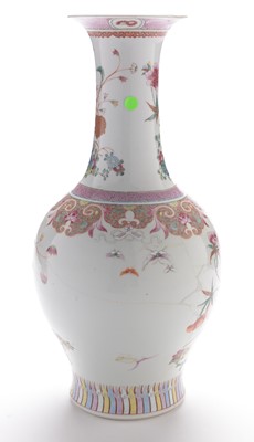 Lot 443 - Chinese famille rose vase