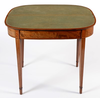 Lot 732 - 19th Century satinwood card table