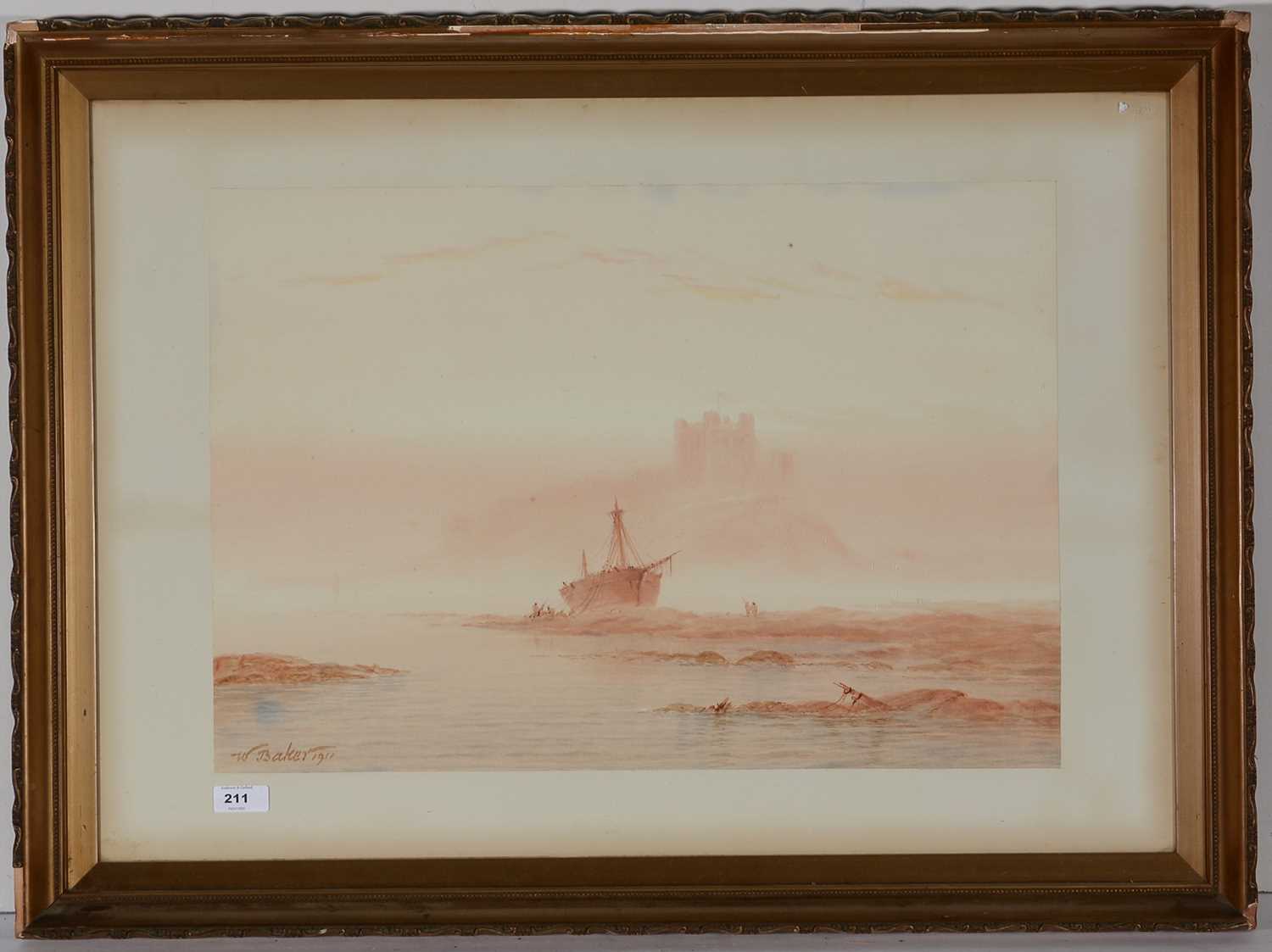 Lot 211 - William Baker - watercolour.