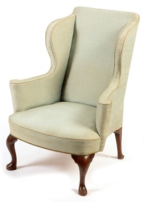 Lot 740 - Early 20th Century wingback armchair