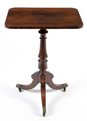 Lot 745 - Late Victorian rosewood tripod table