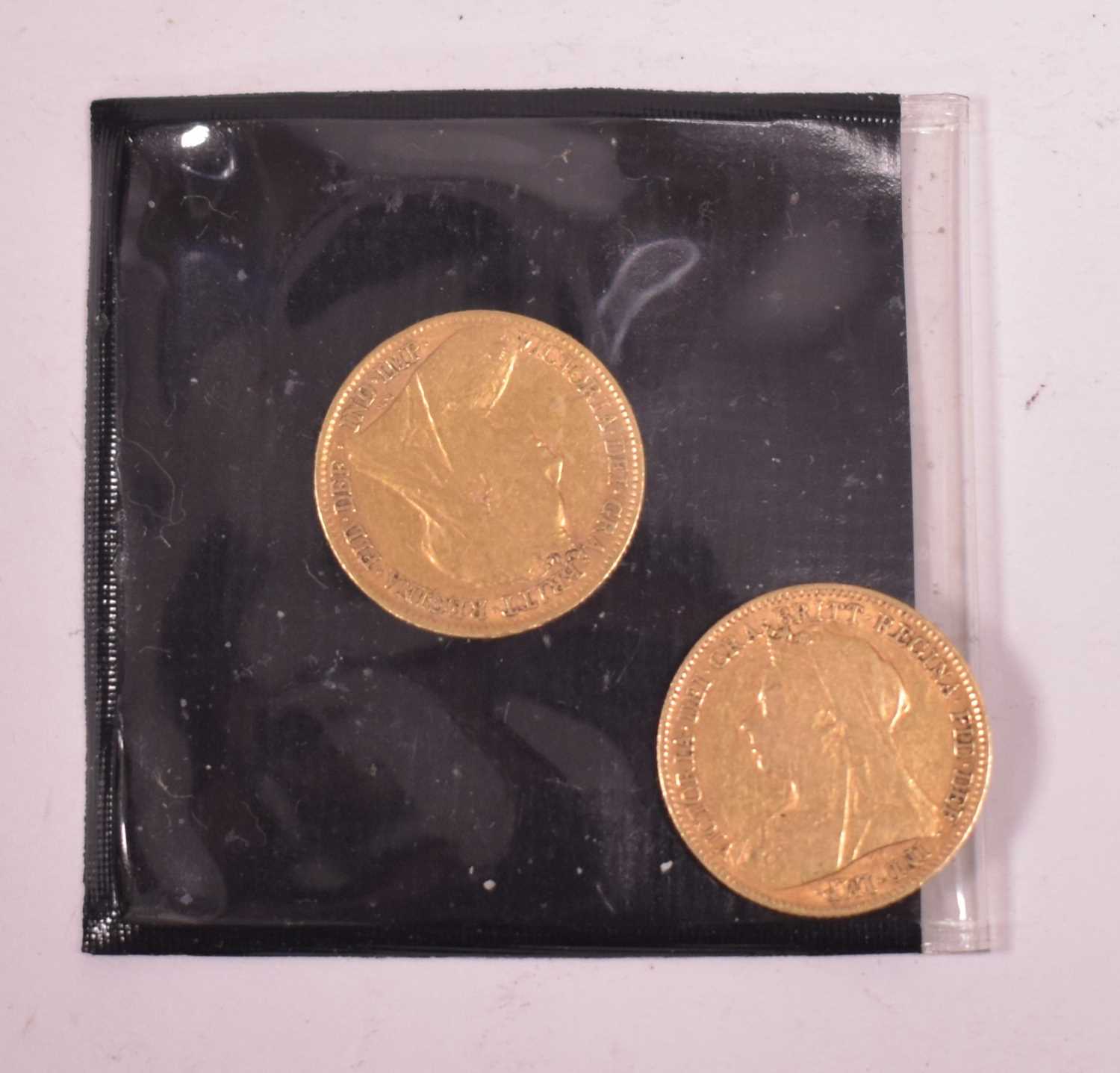 Lot 11 - Two gold half sovereigns
